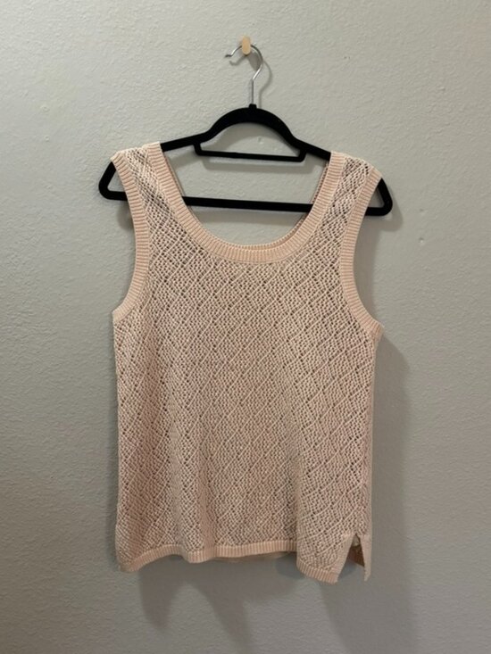 Weekend Tops - Weekend Los Angeles Bailey Square Neck Knit Top Size XXL Petite NWT
